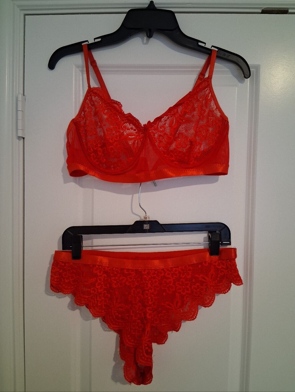 Red Lace Bra and Panty Set 2XL Size - NWOT - Picture 6 of 6